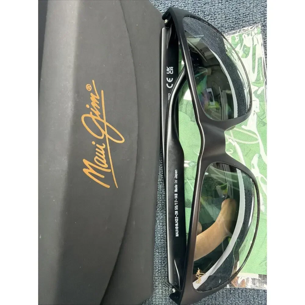 MAUI JIM | NEW | RED SANDS | 432 - 2M | MATTE BLACK | NEUTRAL GREY